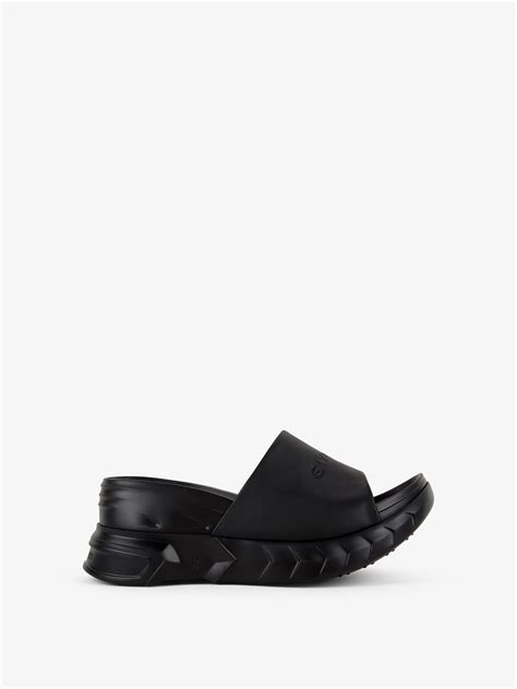 givenchy woven leather wedges|Marshmallow wedge sandals in leather .